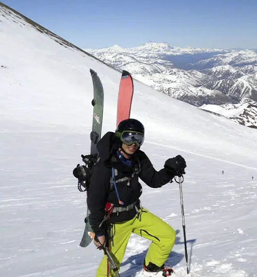 Claudio González en montaña